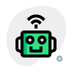 robotic operation using wireless network vector image