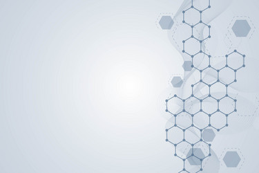 science network pattern connecting lines and dots vector image