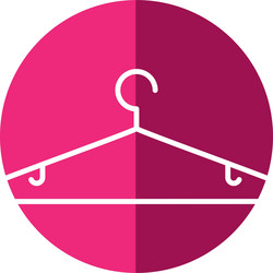 clothing hanger hook vector