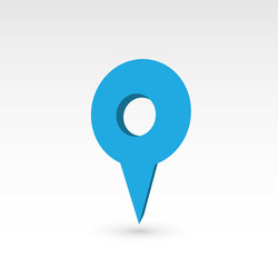 map pointer - 3d object vector image