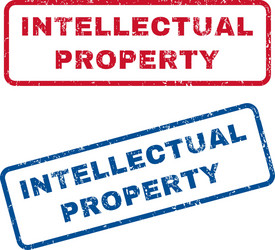 Intellectual Property Stamp Royalty Free Vector Image