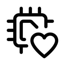 popular microchip with extensive usage vector image