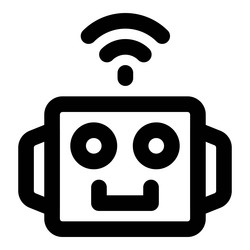 robotic operation using wireless network vector image