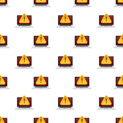 scam alert pattern hacker attack and web security vector image