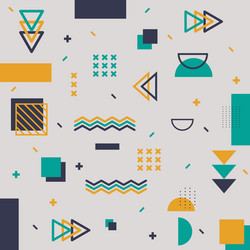 abstract background with different geometric vector image