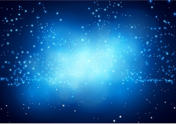 Blue shining magic light background Royalty Free Vector