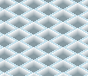 3d square box net seamless pattern background vector image