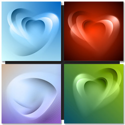 abstract background with light lines and shadows vector image