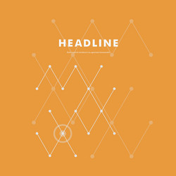 abstract line and triangular design vector image