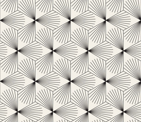seamless pattern repeating geometric elements vector image