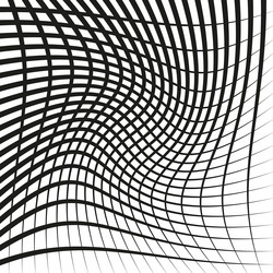 warped mesh pattern distorted grid form dynamic vector image
