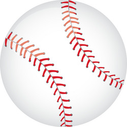 Baseball Ball Vector Image
