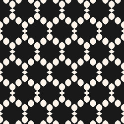 seamless pattern small shapes in hexagonal grid vector image