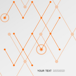 abstract line and triangular design vector image