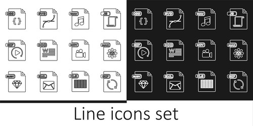 set line gif file document max wav doc css vector image
