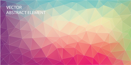 abstract triangle background for web art vector image