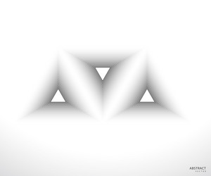 Triangle line pyramid art geometric shape Vector Image