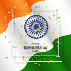 Indian independence day holiday background vector