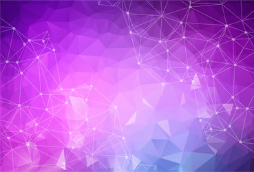 Low Poly Abstract Tech Background vector image