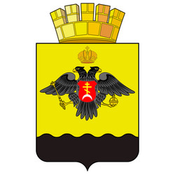 coat arms novorossiysk russia vector