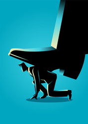 Foot Trampling Vector Images (93)