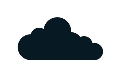 Cute cloud icon Royalty Free Vector Image - VectorStock