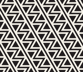 seamless pattern repeating geometric elements vector image