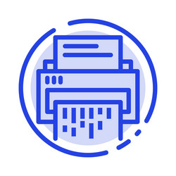 confidential data delete document file vector image