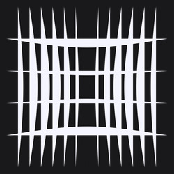 irregular grid mesh with random lines squares vector image