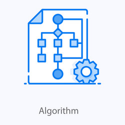 algorithm vector image