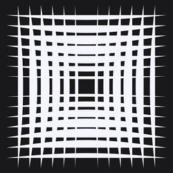 irregular grid mesh with random lines squares vector image