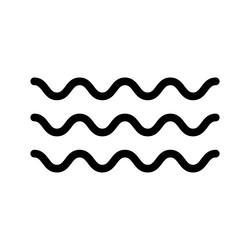 Paper sea waves blue water wave Royalty Free Vector Image