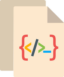 programming documentation vector image