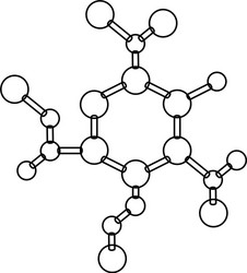 structure molecular science icon vector