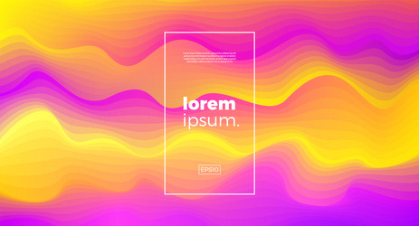 Fluid Multicolored Abstract Background vector image
