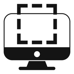 computer displaying image editing software vector image