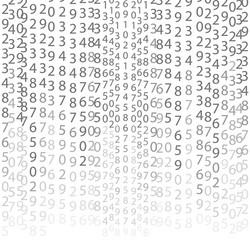 Digital Matrix Code Background vector image