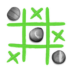 Hand Drawn Tic tac toe illustration 13127170 PNG