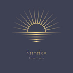 Sunrise Royalty Free Vector Image - VectorStock