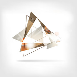 abstract background with geometric elements vector image