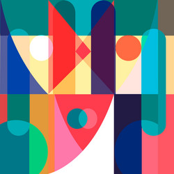 Abstract isometry background Royalty Free Vector Image
