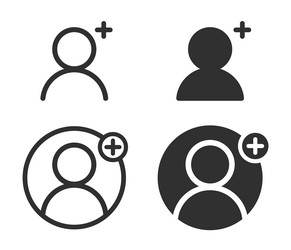 add a new user profile login or access authenticat vector image