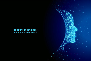 artificial intelligence web tech innovation vector image