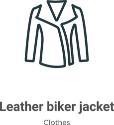 Rocker outline icon thin line black icon Vector Image