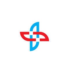 Abstract Circle Logo - Connection & Unity vector image