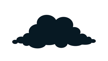 Black cloud icon Royalty Free Vector Image - VectorStock