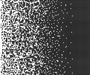 Fragmented Dissolved Square Pattern vector image