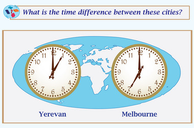 logical task what is the time difference between vector