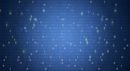 technology background with binary code may use vector image