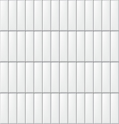 White Rectangular Tile Pattern vector image
